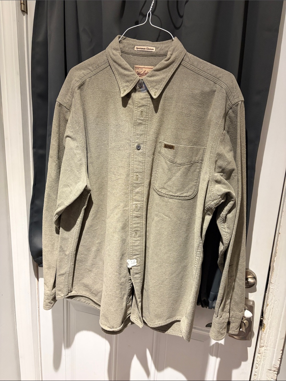 Woolrich Olive Green Casual Button-Down Shirt
